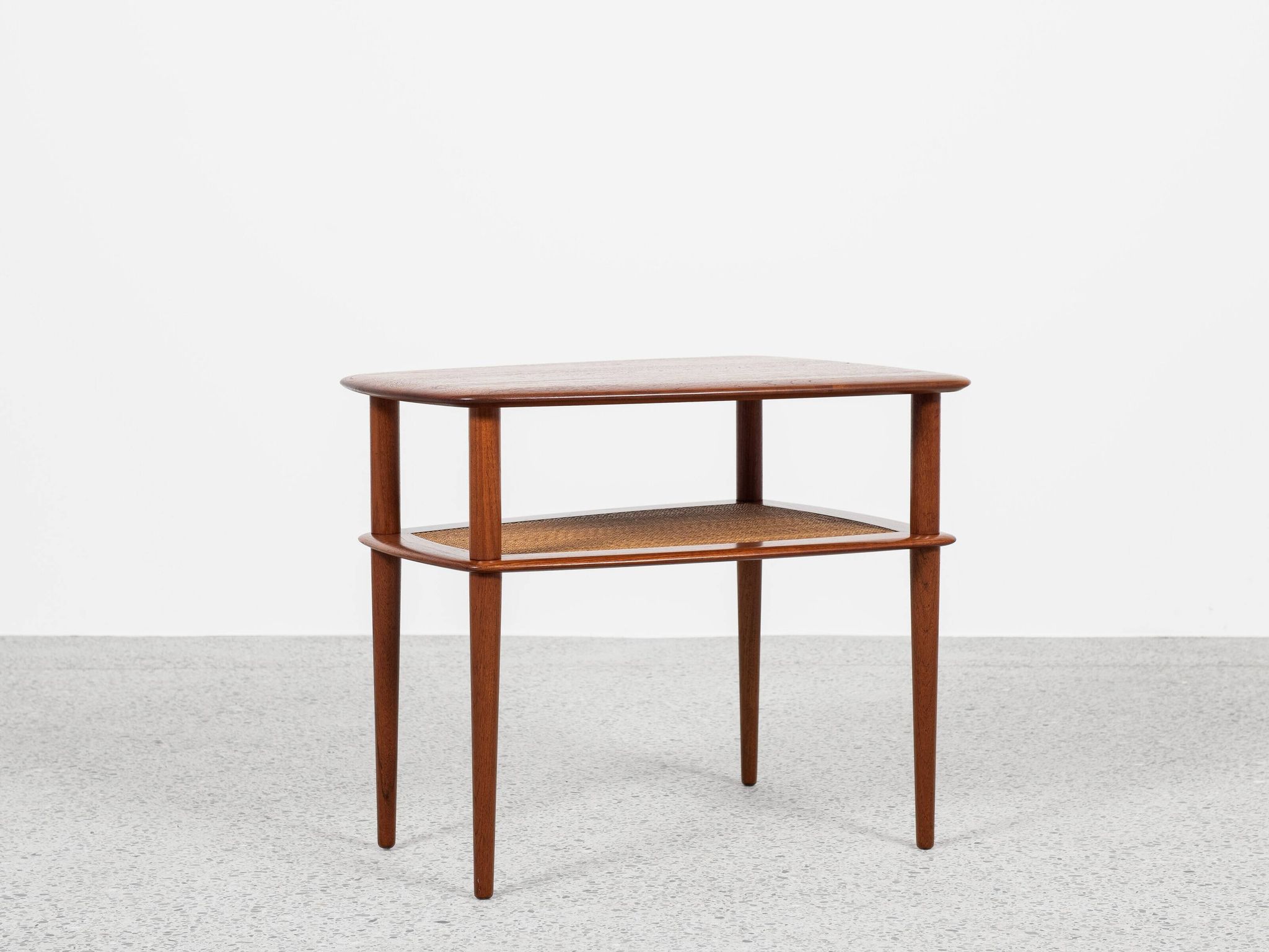 Table d'Appoint Danoise Mid-Century en Teck par Peter Hvidt & Orla Mølgaard-Nielsen