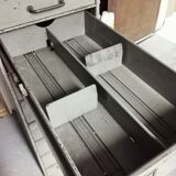 Industrial Roneo 8-drawer locker