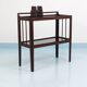 Hagenauer Jirasek unique side table, book shelf, Vienna, 1940s