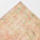 Tapis vintage oriental rouge et saumon