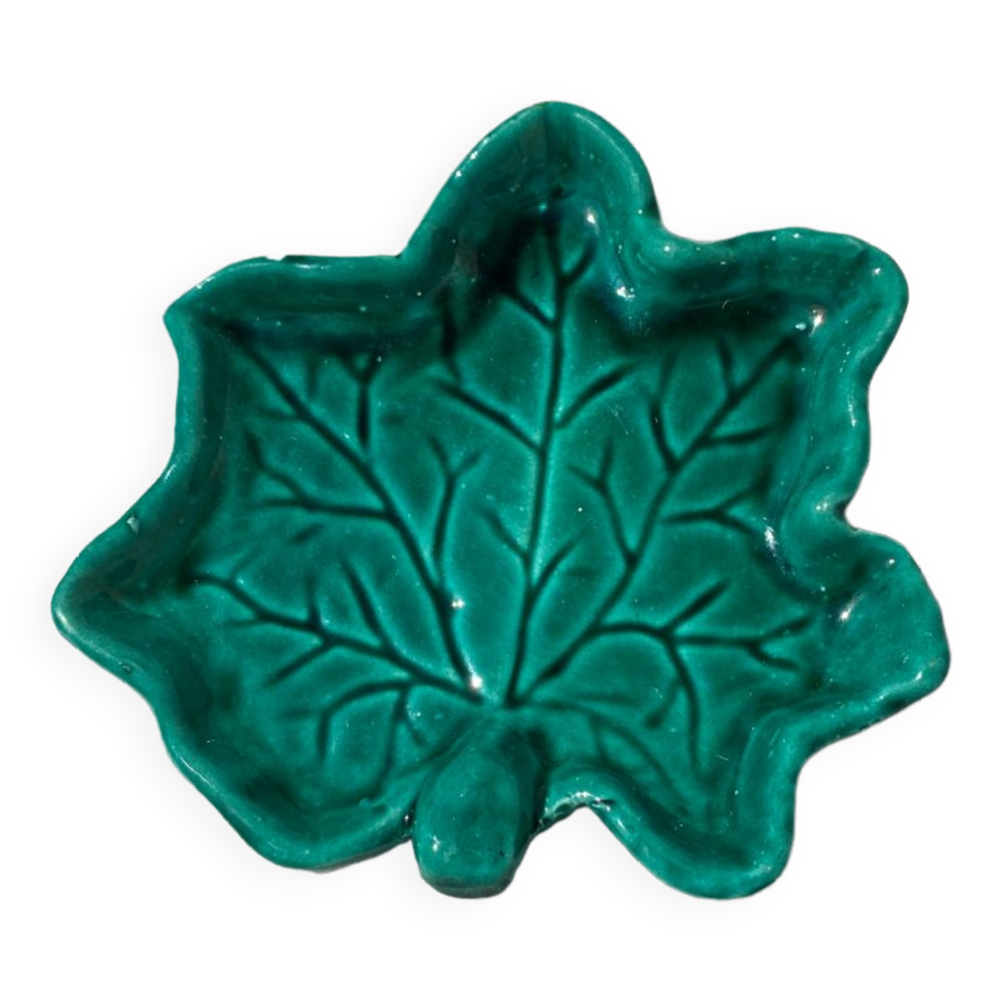Vallauris leaf-shaped slip cup