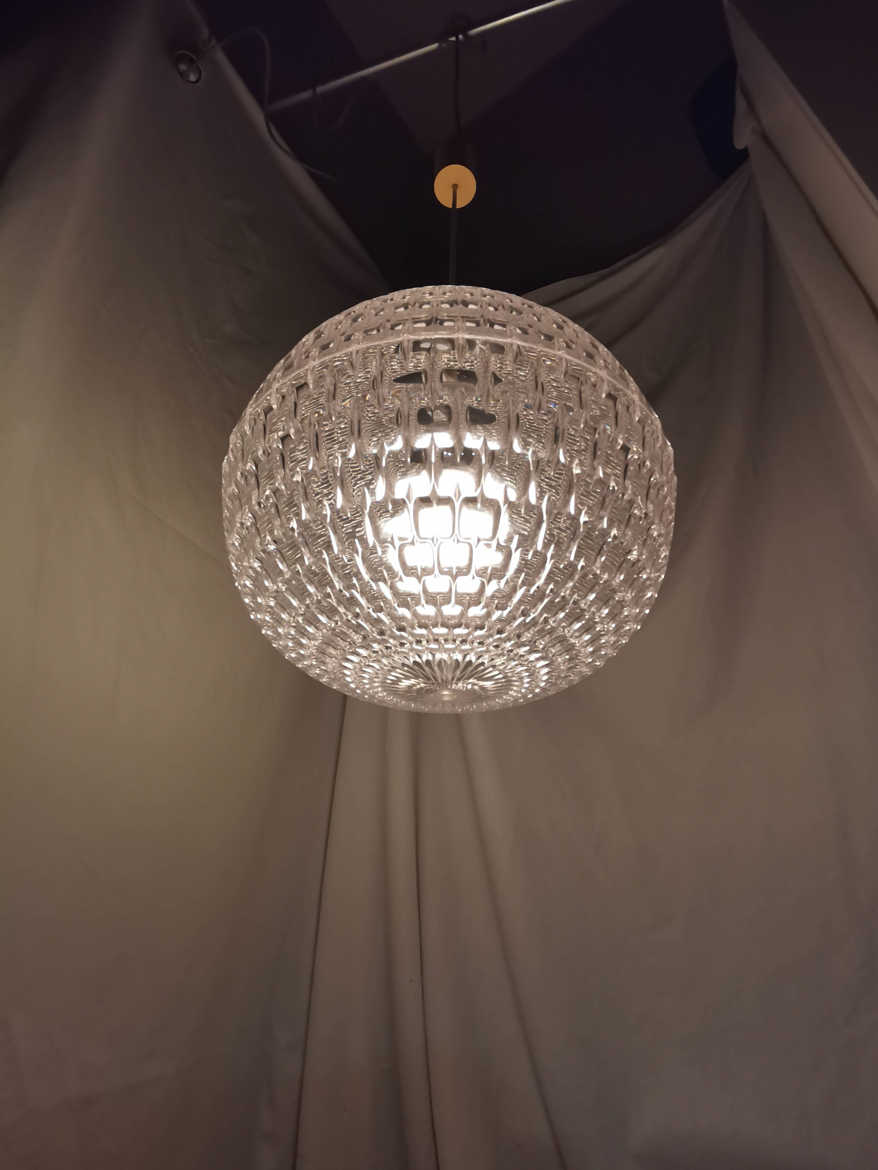 Aloys Gangkofner pendant light for Erco, Germany, Space Age, 1970.