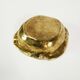 Art Deco ashtray made of brass, Germany, 1960s.