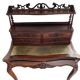 English mahogany tiered desk late 19th century