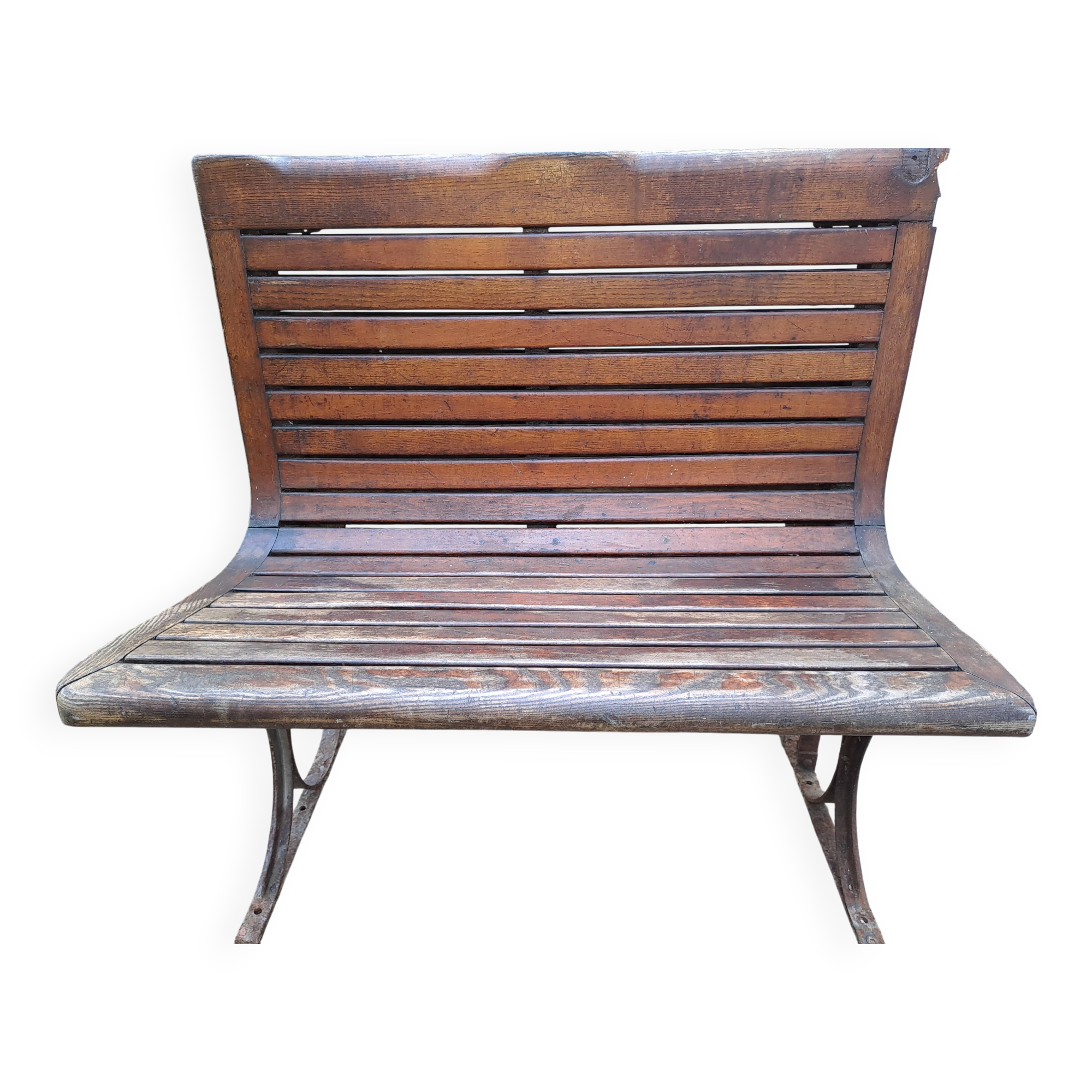 Banquette de Métro parisien double Sprague 1930