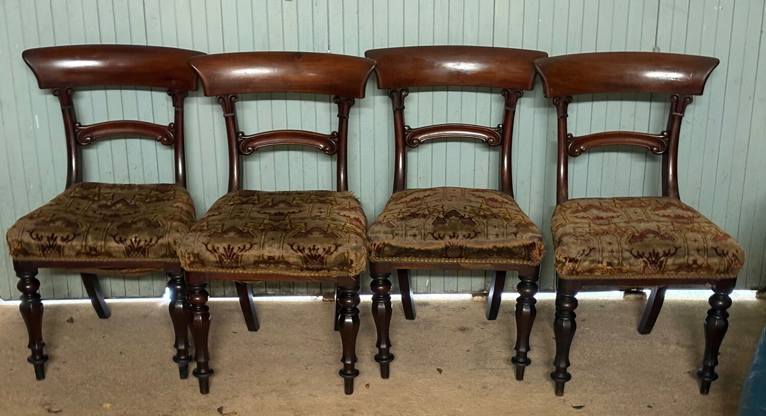 Set of 4 Empire style chairs