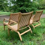 3 Boyes Mobler armchairs - Denmark 70s/80s