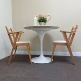 Paire de fauteuils compas anciens