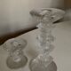 Pair of Festivo Timo Sarpaneva candlesticks 1972 for IIttala Finland