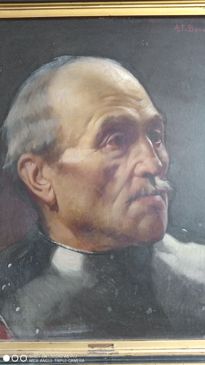 Portrait oil on panel