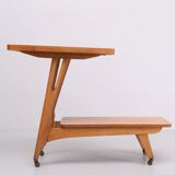 Two tier tray TV table 1950s Holland