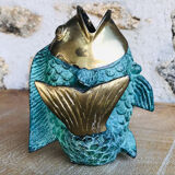Fish soliflore in bronze