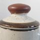 Vintage ceramic set – Jug & 4 footed glasses 70s - Korea