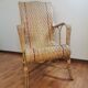 Rattan/wicker armchair 30s
