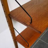 Modular wall shelf by Poul Cadovius, 1960