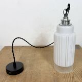 Vintage Glass Ceiling Light, 1970s