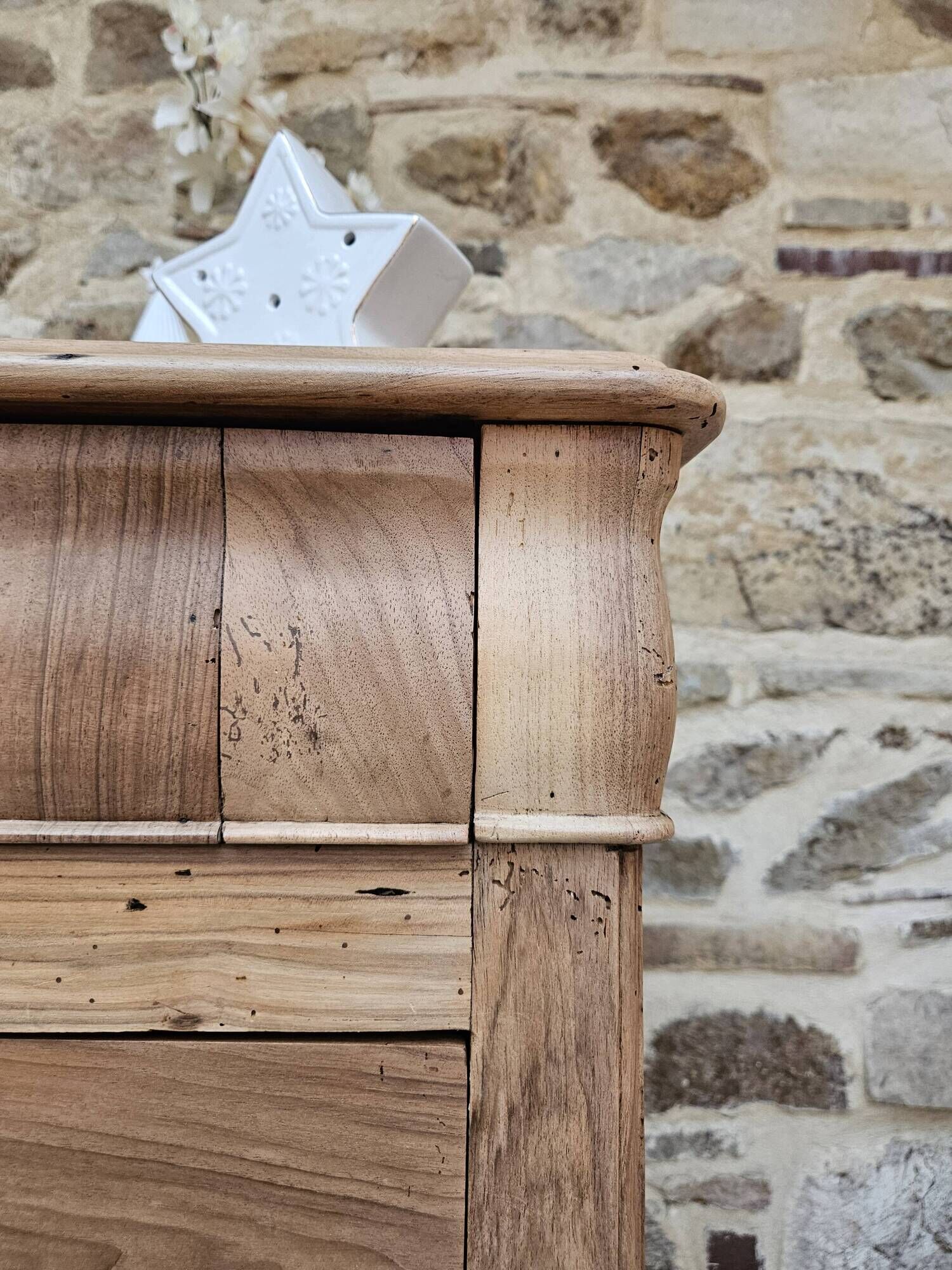 Antique walnut chest of drawers