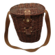 Panier porte bouteille de vins en osier
