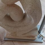 Albert tormos fertility carved stone lamp 70cm