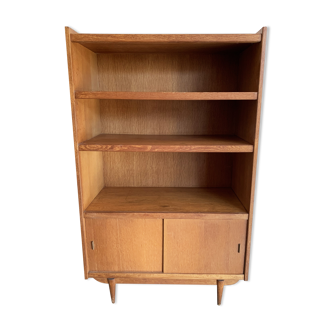Bibliothèque vintage des années 60 avec vitres
