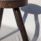 Wooden tripod stool