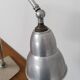 Articulated desk lamp, in aluminum and marble