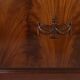 Exquisite Empire Style library cabinet with glass doors, Belgium, 1950s
