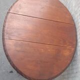 Coffee table with drop-leaf doors