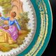 Assiette limoges porcelaine courting couple