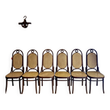 Set of 6 FMG Thonet chairs model n°17