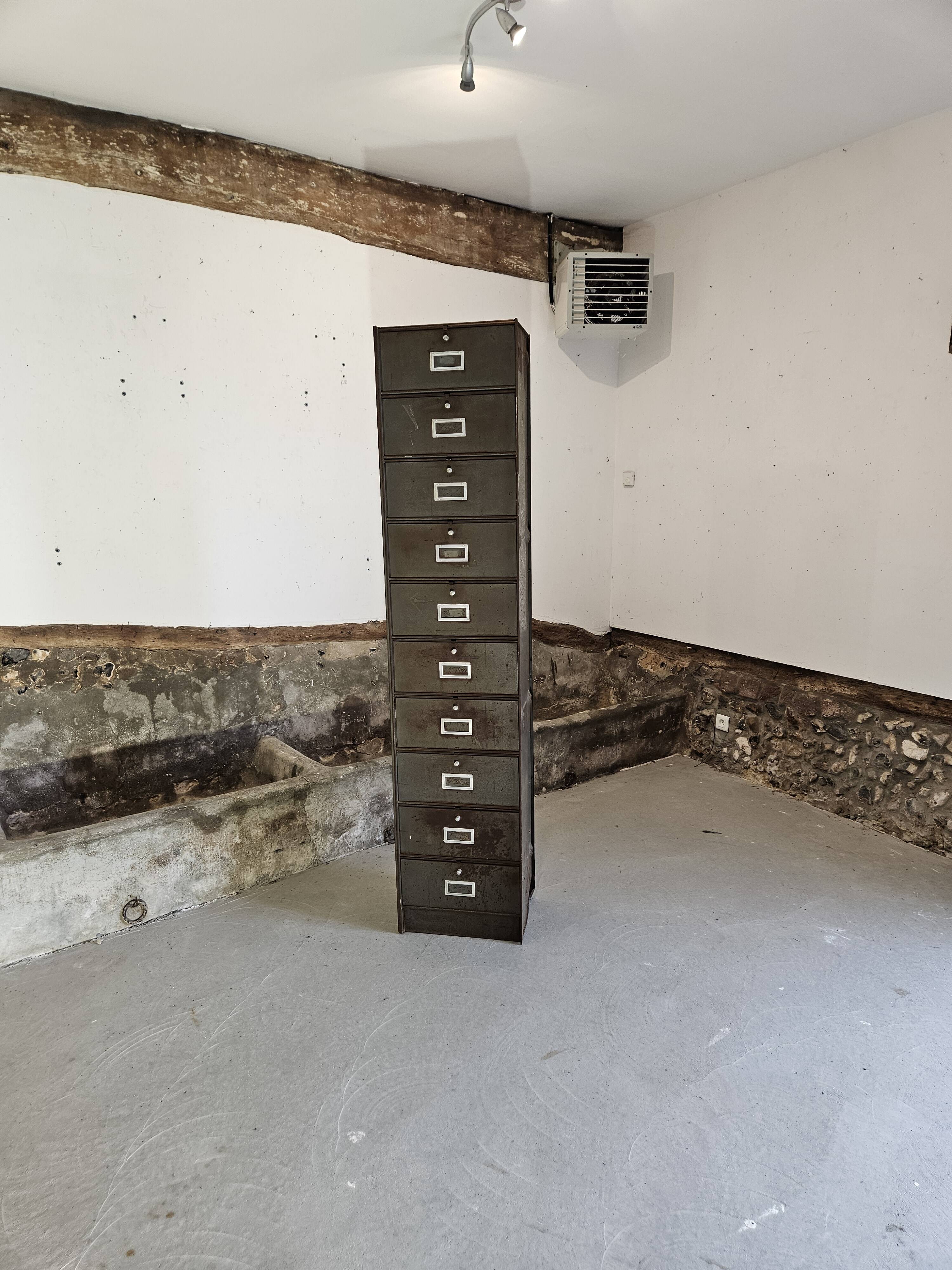 Column furniture with flaps Ronéo 1950 1960