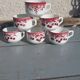 Tasses vintage luneville