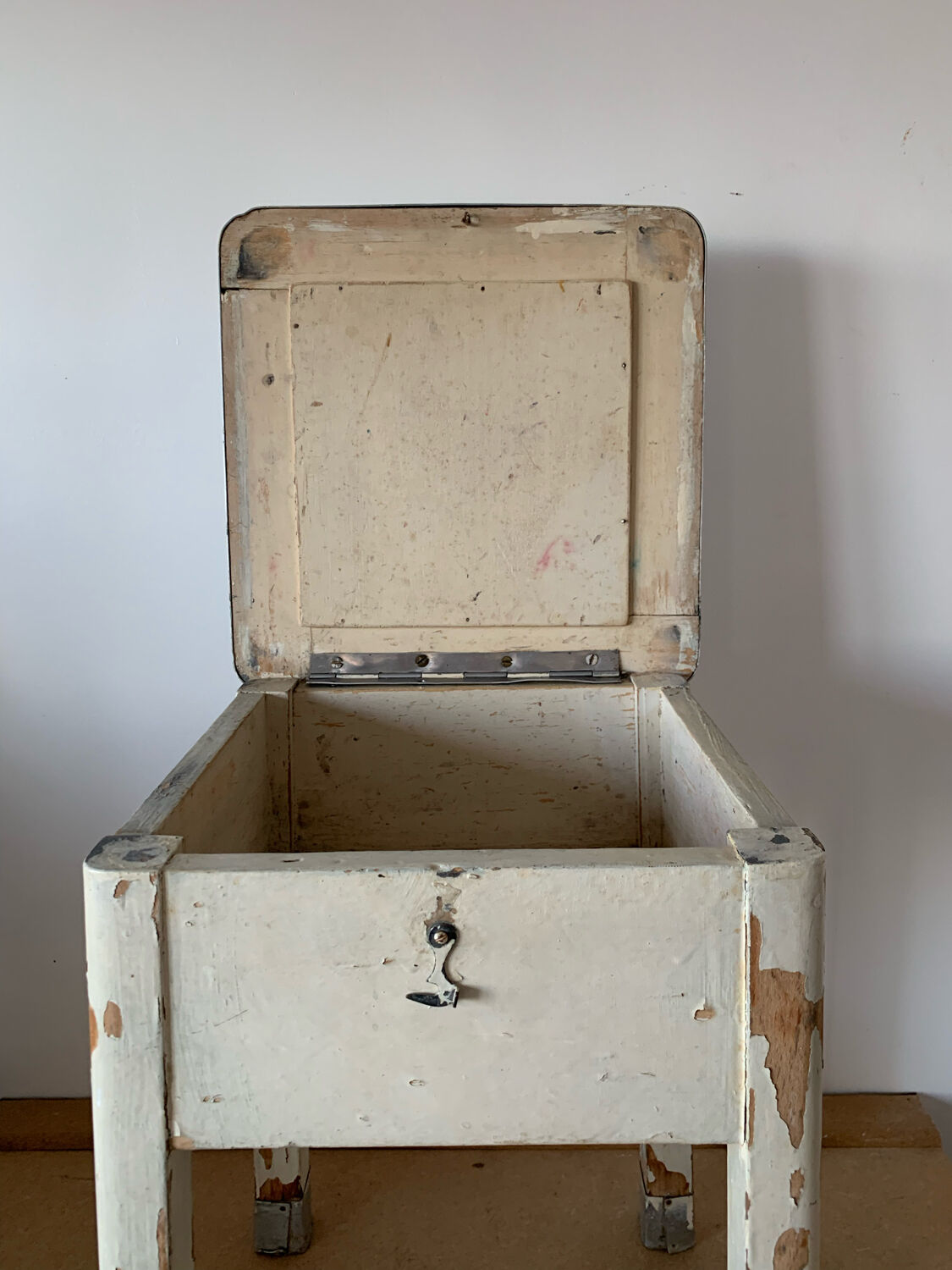 Antique chest stool