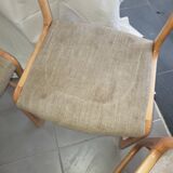 Set of chair sled baumann set of 4