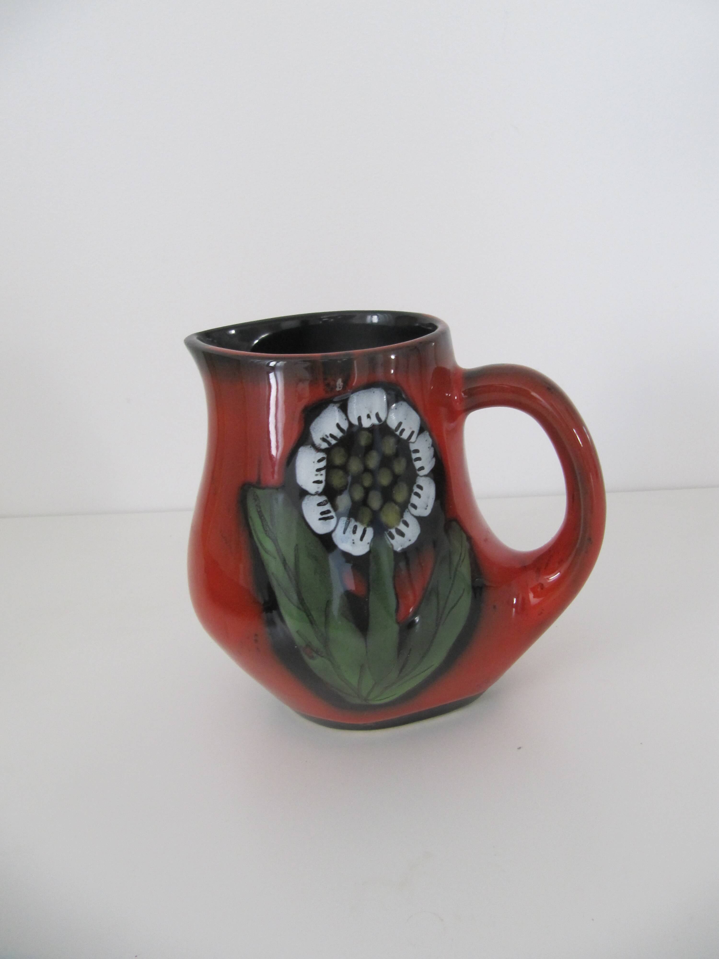 Vintage Bresse ceramic pitcher