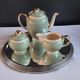 Teapot, sugar bowl and milk jug