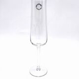 Carafe and 6 stemmed glasses made of Murano glass.