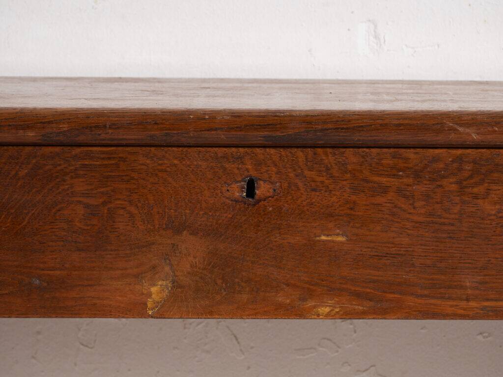 Antique organ bench with drawer in oak – Central Europe, circa 1920