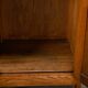 Art Deco Amsterdam School Nightstands pair in oak and glass, 1930s Netherla