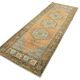 Tapis de couloir vintage vert et orange