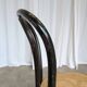 Chaise de salle à manger vintage style Thonet en bois noir et assise en cannage 1970