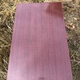Bedside table or nightstand Formica brown 60s vintage