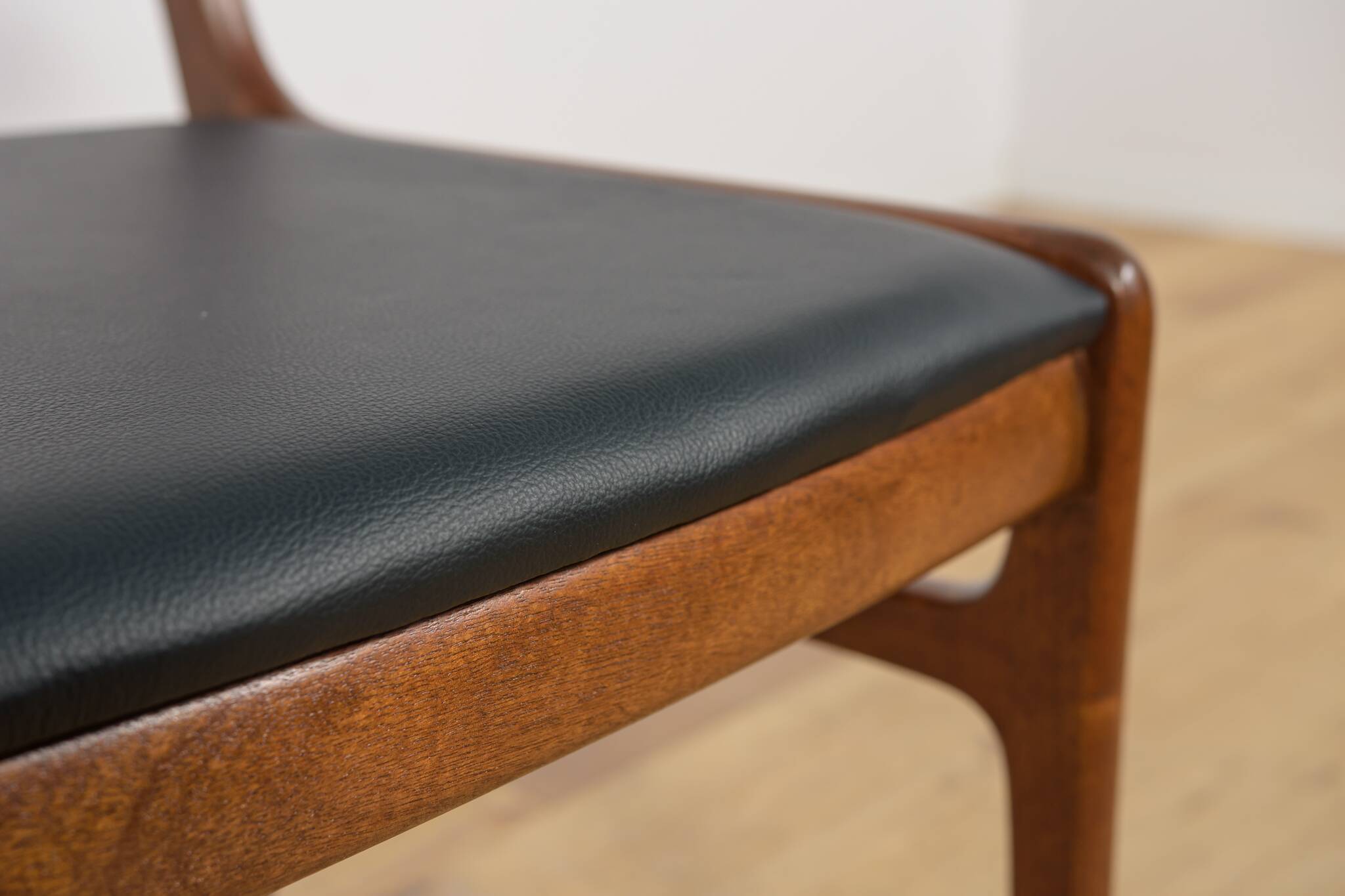 Danish Dining Chairs by Ole Wanscher for Poul Jeppesens Furniture Factory.