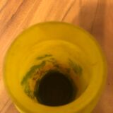 Vase en pâte de verre vintage