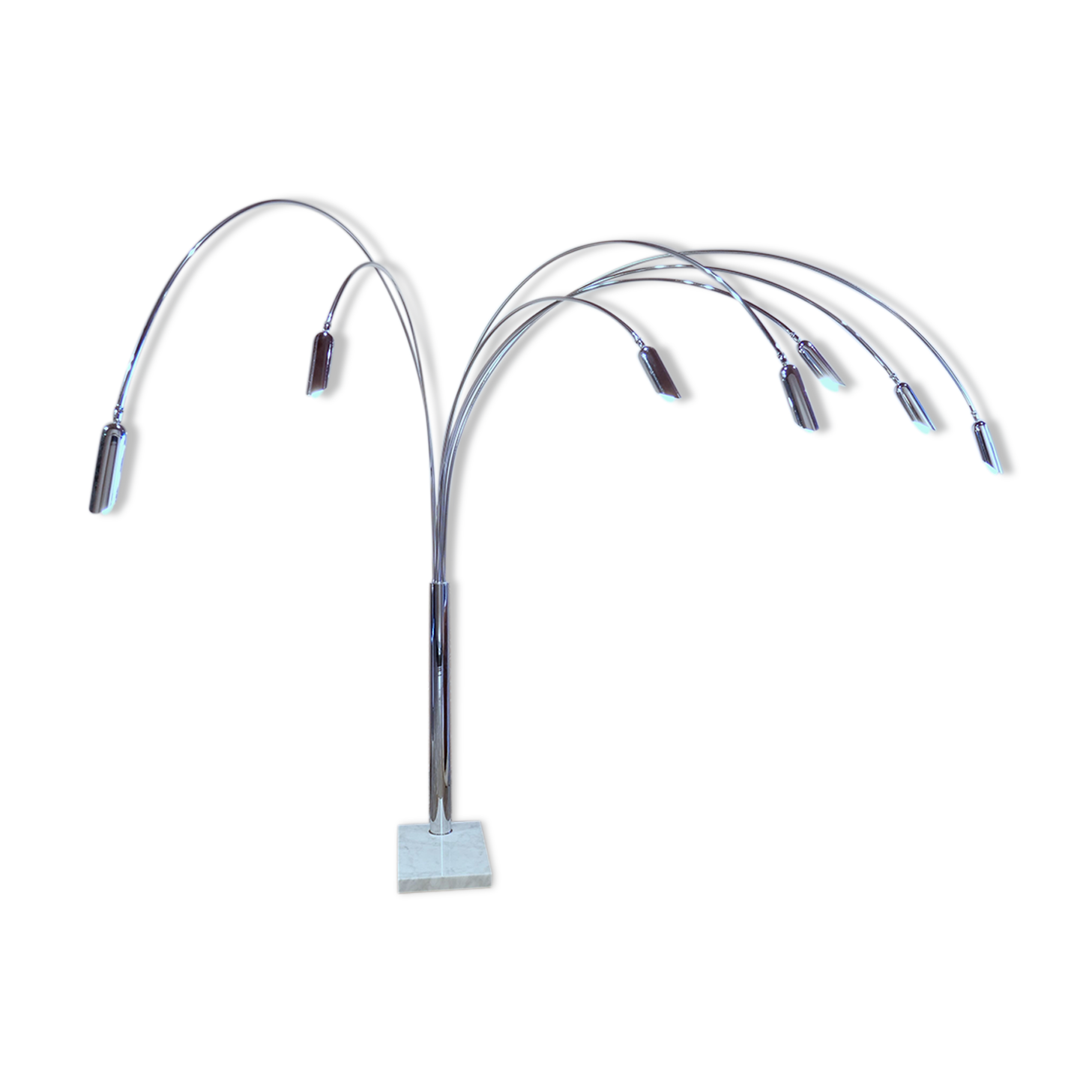Large Italian luminaire with 7 arms 1970