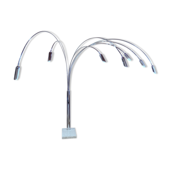 Luminaire italien à 7 bras 1970