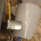 70s 1970s glass ceiling light