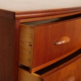 Vintage Danish chest of drawers | Teak | 6 drawers | 104 cm