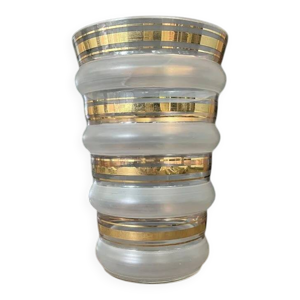 Vase art Déco doré