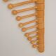 Vintage wooden wall coat holder